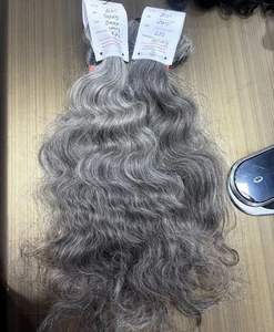 ผมต่อจากผมมนุษย์หยักศกสีเทา - Product Image 3