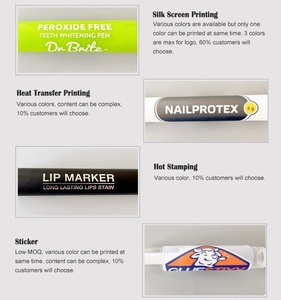 C202 + B25 rỗng gói Son bóng lỏng Son môi bấm vào mỹ phẩm ống với Silicone Tip mẫu miễn phí bút - Product Image 4