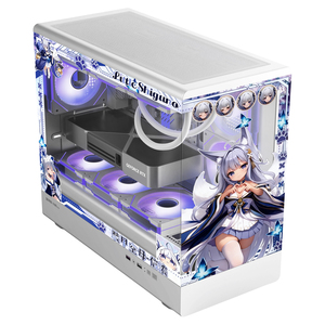 Hurricane Beast Azur Lane Theme Compact <strong>Gaming</strong> <strong>PC</strong> <strong>Case</strong>, MATX/ITX, Tempered Glass Side Panel, 360mm Water Cooling Ready - Product Image 2