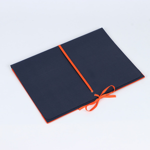 Bán buôn biểu tượng tùy chỉnh <span class=keywords><strong>A4</strong></span> Kích thước giấy thư mục tập tin với vải Bìa Ribbon đóng cửa Túi hình dạng văn phòng trường văn phòng phẩm - Product Image 3
