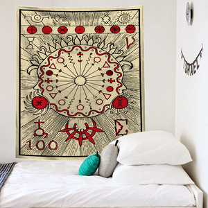 Venta caliente tela colgante arte decoración del hogar <span class=keywords><strong>Mural</strong></span> Tarot signo pared <span class=keywords><strong>tapiz</strong></span> - Product Image 3