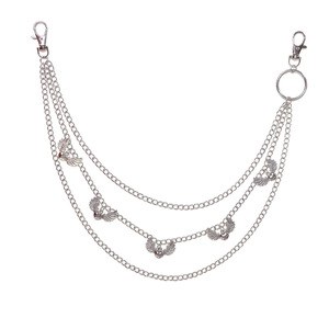 โซ่คล้องกางเกงโลหะหลายชั้น วิงส์ ทำจากโลหะผสมสังกะสี สไตล์ลำลอง ฮิปฮอป - Product Image 5