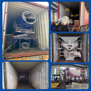 Xe trộn bê tông tự tải công trình xây dựng thương mại, có bơm và động cơ, các bộ phận cốt lõi - Product Image 3