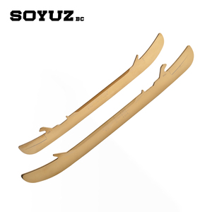 Lame per <span class=keywords><strong>Pattini</strong></span> <span class=keywords><strong>da</strong></span> Hockey su <span class=keywords><strong>Ghiaccio</strong></span> SOYUZ Rivestite in Titanio, Professionali, Durevoli, ad Alte Prestazioni, in Acciaio con Mantenimento del Bordo Migliorato, in Pelle/Gomma - Product Image 2
