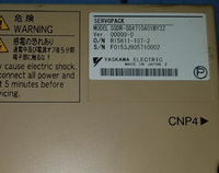 SGDR-SDA710A01BY32 Original NEUF en stock Garantie 1 an Servomoteur pour robots Yaskawa SGDR-SDA710A01BY32