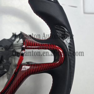 พวงมาลัยรถยนต์ Honda Civic รุ่นที่ 8 ลายคาร์บอนไฟเบอร์ หนังเจาะรู  ขายดี คุณภาพดี - Product Image 2