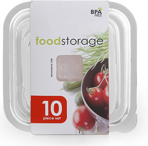 Hộp Nhựa Đựng Thực Phẩm <span class=keywords><strong>10</strong></span> Chiếc, Hộp Nhựa Đựng Thực Phẩm Có Nắp Đậy - Product Image 6