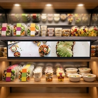 Zhsunyco - Señalización Digital LCD de Doble Cara de 29 Pulgadas con Android CMS, Pantalla Publicitaria para Borde de Estante para Supermercados