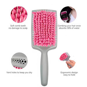 Toalla de secado rápido, cepillo secador de pelo, cepillo de paleta, peine de secado rápido, cepillo de paleta para desenredar, peine de masaje del cuero cabelludo - Product Image 2