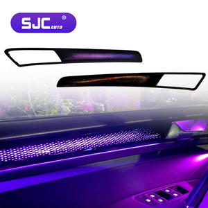 Éclairage intérieur automobile SJC pour Volkswagen <span class=keywords><strong>Golf</strong></span> <span class=keywords><strong>7</strong></span> MK7 2014-2021 LHD/RHD, kit d'éclairage ambiant LED dynamique 64 couleurs - Product Image 1