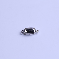 Connecteurs et fermoirs en argent sterling S925 pour colliers et bracelets de perles, accessoires de bijoux DIY