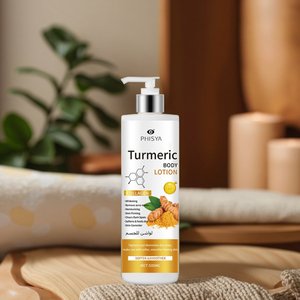 Loción Corporal Herbal Blanqueadora y Antienvejecimiento Phisya, Fórmula Vegana con Cúrcuma y Colágeno, 500 ml, Aroma <span class=keywords><strong>Floral</strong></span> Fresco para una Piel Más Suave y Tersa - Product Image 1