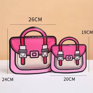 Sachet auto-scellant en plastique portable en forme de sac à main, pochette autoportante pour l'emballage de chocolats/bonbons/gelées/en-cas - Product Image 4