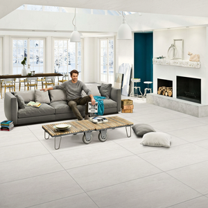 Destina White Matte Brick Style Porcelain Tiles 60x120cm Non Slip Ceramic Collection for Modern Interiors - Product Image 6
