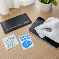 Performances fiables, Remise sur les commandes en gros, Outils d'application faciles, Nettoyant pour écran, Film nacré, Installation par scellage trois côtés