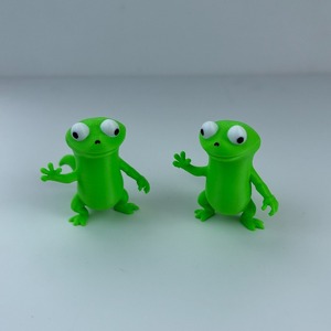 Linda figurita de lagarto verde-Adorable diseño impreso en 3D - Product Image 6