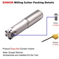 Fraiseuse CNC Maifix EXN03R pour tournage, fraise à double face en carbure LNMU, alimentation rapide, système CNC, acier