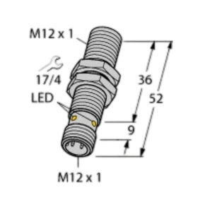 TURCK BI2-M12-AN6X-H1141Inductive近接センサー、2mmレンジ、M12コネクタ - Product Image 2
