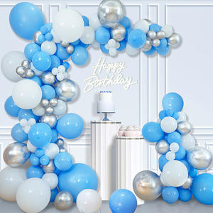 Vente en gros Décorations gonflables personnalisées pour joyeux <span class=keywords><strong>anniversaire</strong></span> à l'hélium Ensembles d'arcs de ballons en latex mat pour les fêtes - Product Image 3