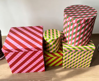 Coffret Cadeau de Noël Rond Personnalisé de Luxe, Boîte Rigide en Papier, Seau à Fleurs Cylindrique, Emballage Floral Carré, Boîtes Cadeaux Vides pour Fleurs
