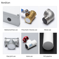 Bouchon rond isolant en nylon plastique à clipser, adapté aux meubles, armoires et boîtiers électroniques
