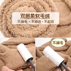 หมวกหมีน่ารัก ผ้าพันคอ หน้ากาก 3 in 1 อุปกรณ์ป้องกันคอแบบมีฮู้ดสำหรับฤดูหนาวที่อบอุ่นสำหรับผู้ใหญ่ ปรับขนาดรอบศีรษะได้ - Product Image 2