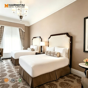 Juego de Muebles para Habitación de Hotel Moderno en San <span class=keywords><strong>Francisco</strong></span>, Cama Tapizada en Madera, Mesitas de Noche, Sillones para Apartamento - Product Image 3
