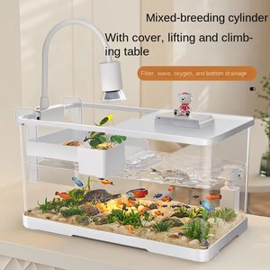 工場卸売 大型アクリル製カメ水槽キット 二層重ね設計カメボックス カメハウス水槽 - Product Image 6