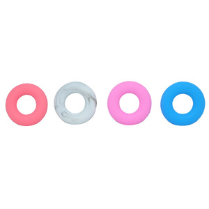 <b>Silicone</b> Baby Teether Rings Food Grade Soft Toy For 0 To 24 Months Infants Ring Shape Unisex - Product Image 5