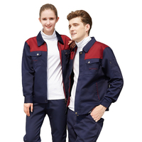 Uniforme de travail de sécurité de la construction en plein air pour hommes émis par l'usine ensembles pantalons longs et vestes de travail pour les travailleurs de la mécanique