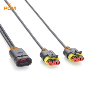 Cabo Distribuidor Y AMP SuperSeal 3 Vias TE 282105-1 para 282087-1 para Carro, Barco, Máquinas Agrícolas, Veículos e Luzes LED - Product Image 3