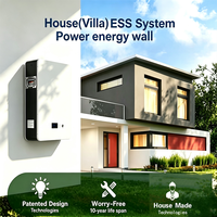 Batterie à décharge profonde certifiée CE 51,2 V 100 Ah 5 kWh LiFePO4, batteries lithium murales, système d'énergie solaire
