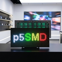Panel LED P5 para Exteriores, Pantalla de Video a Todo Color 4K, Módulo HUB75, IP65 Impermeable, Gráficos de Animación OEM para Publicidad Digital