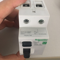 Interruptor Diferencial (RCCB) Kampa EZ9R33263 con Protección Li, Montaje en Riel de Cobre, 2P, 63 Amperios, Capacidad de Interrupción de 6000A