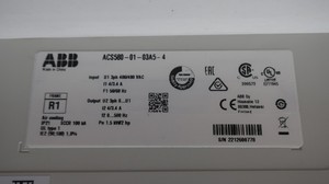 ACS580-01-03A5-4 ACS5800103A54 ไดรฟ์ความถี่แปรผัน 480 โวลต์ 2 0-500 เฮิรตซ์ สำหรับ PLC - Product Image 2