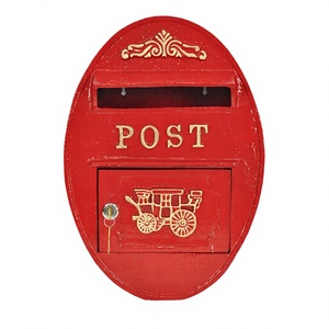 Boîte aux lettres LA POSTES Boîte aux lettres publique murale en métal fer et aluminium personnalisée Boîte aux lettres prix de gros - Product Image 1