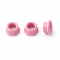 Œillet de guidage de fil en céramique d'alumine rose, pièce de rechange pour machine textile à bobinage haute vitesse, tissage et tricotage