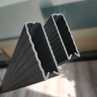 Kit de Ocultación de PVC Antracita 2 x h 1m03 / 1m23 / 1m53 / 1m73 / 1m93