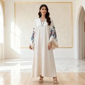 Robe Abaya de Mariage Personnalisée de Luxe en Polyester de Haute Qualité pour Femmes Musulmanes Fournisseur - Product Image 3