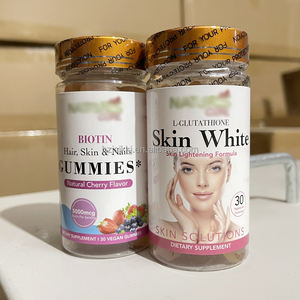 Kollajen l-glutatyon beyazlatma ışığı ve hatta cilt tonu gıda takviyesi ile gelişmiş sağlıklı cilt beyaz aydınlatma Gummies - Product Image 3