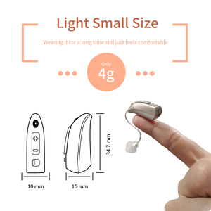 Vohom אלחוטי אמיתי סטריאו (tws) מכשירי שמיעה נטענות עם הגנת שמיעה מיקרופון לחירשות - Product Image 2
