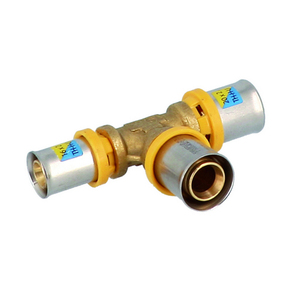 Raccordo a T per connettore idraulico multistrato a pressione 20x16x20, componente per sistema HVAC - Product Image 1