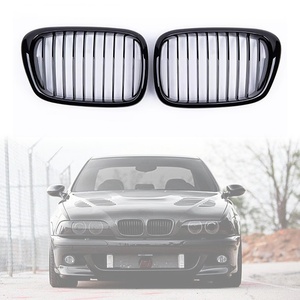 LUMA 95-04 griglia a lamella singola lucida/nero opaco per <span class=keywords><strong>BMW</strong></span> serie 5 <span class=keywords><strong>E39</strong></span> 1995-2004 griglia del <span class=keywords><strong>paraurti</strong></span> anteriore nuova condizione - Product Image 1