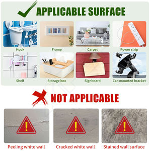 Ruban adhésif double face nano pour bureau, <span class=keywords><strong>fixation</strong></span> de papeterie, découpe libre, sans trace - Product Image 6