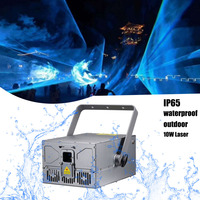 AOPU 15W 10 Watt Sky extérieur Spectacle de lumière laser Étanche IP65 ILDA 40kpps Laser Show System Equipment Animation Projector Lase