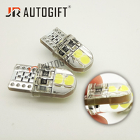 Nouvelle ampoule LED W5W T10 3030 4SMD en gel de silice 12V 24V, type cale, pour feux de stationnement, feux de dôme, feux de position latéraux, feux de gabarit intérieurs 194 501