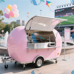 Remorque alimentaire mobile populaire 2025, petite, remorquable, cuisine complète, chariot mobile, bar à fruits frais et à jus d'orange - Product Image 6