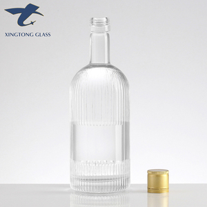 Carafe à vin créative transparente en forme de tête de démon plate, 700 ml, bouteille en verre blanc cristallin avec bouchon en liège pour brandy, <span class=keywords><strong>vodka</strong></span>, tequila - Product Image 3