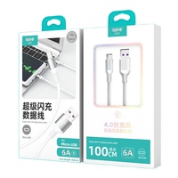 Cable micro USB respetuoso con el medio ambiente, carga rápida de 1M de largo para teléfonos Android y libros electrónicos