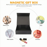 Boîte cadeau pliable personnalisée, boîte d'emballage en papier de luxe pliable avec fermeture magnétique pour cadeaux, vêtements, cosmétiques